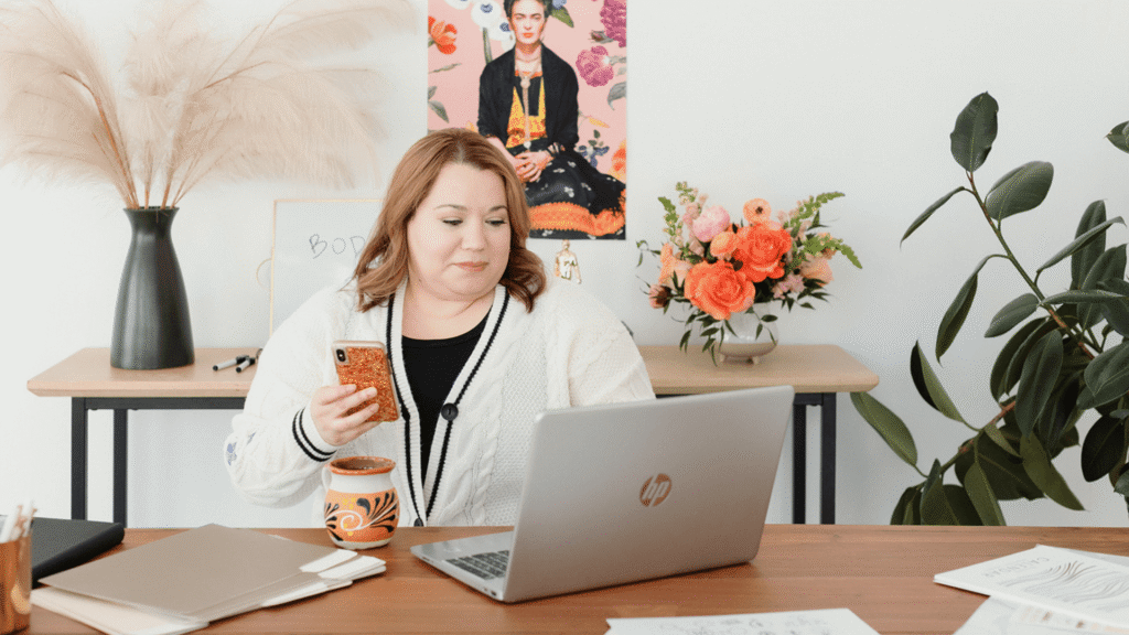 Marketing Systems Architect using Enji marketing project management software to plan campaigns for a small business.