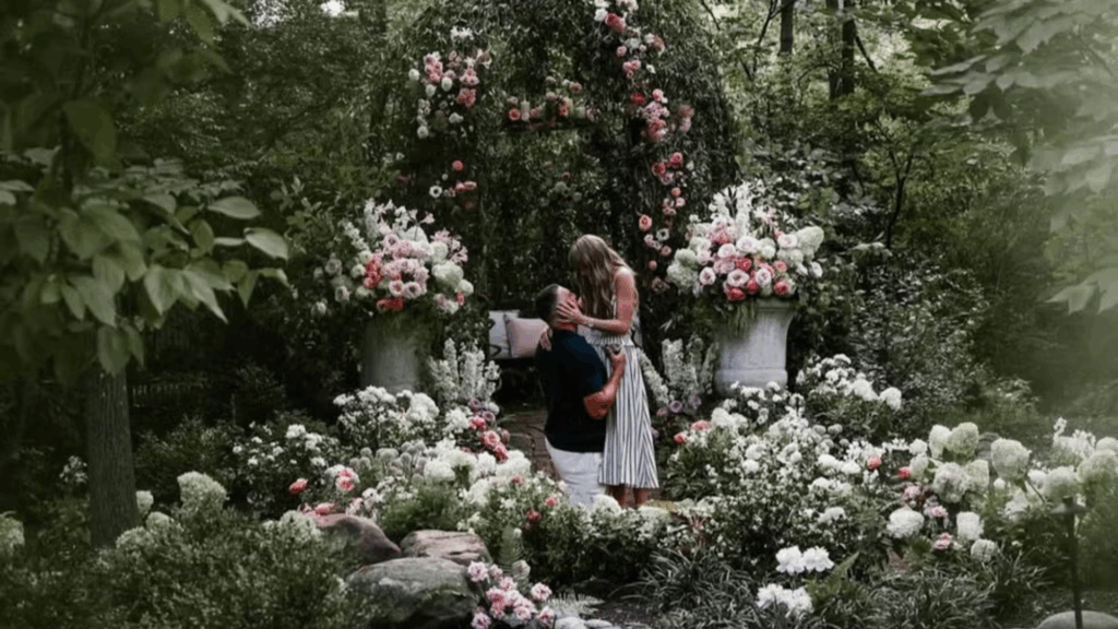 Taylor Swift and Travis Kelce's engagement spot.  Natural Settings and Gussied-Up Gardens. 